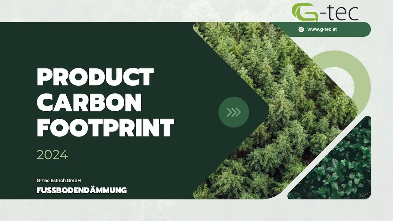 Carbon Footprint Report 2024 Fußbodendämmung
