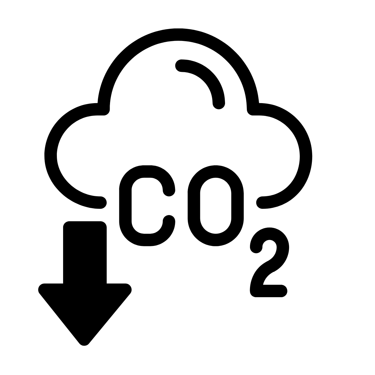 Grüner Fußabdruck